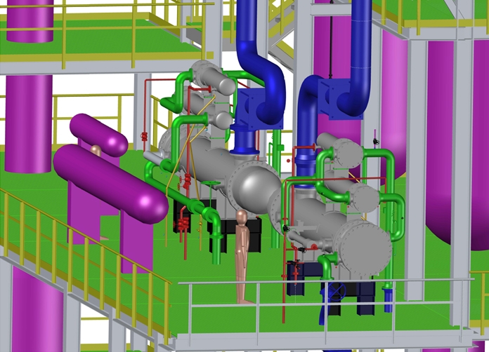 Implantation de nouveaux équipements sur un site industriel existant