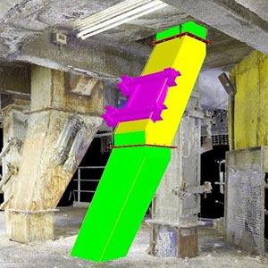 3D Scanner de la goulotte